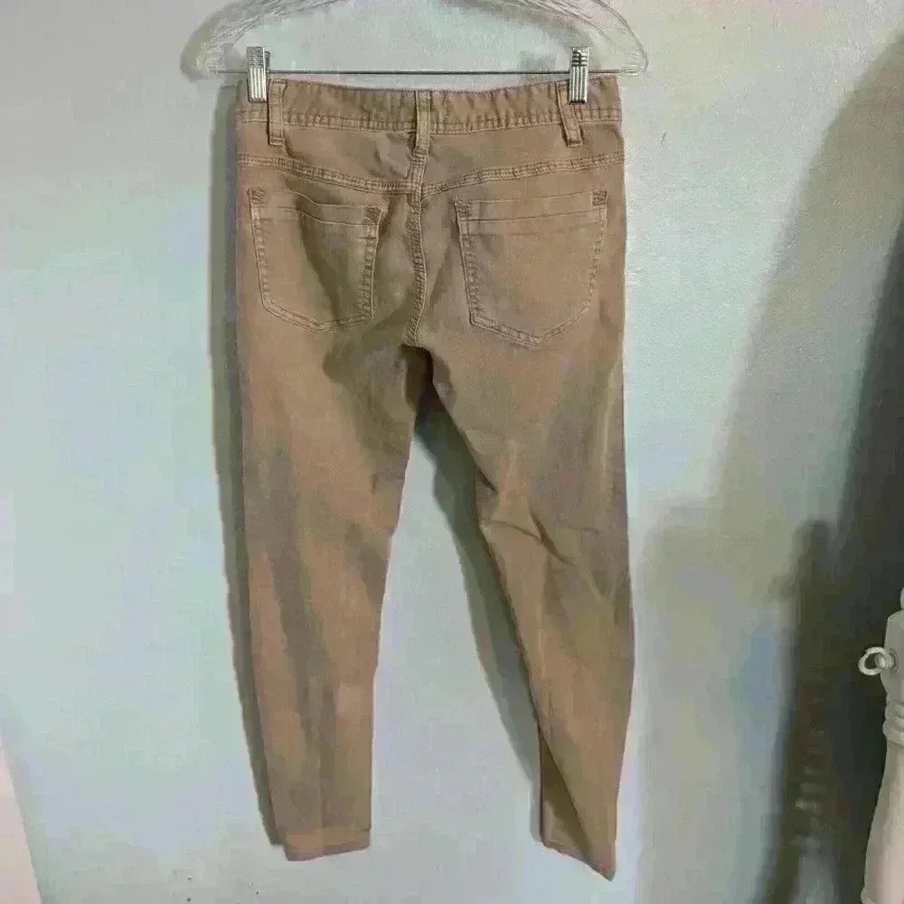Free people olive green low rise jeans size 27 - Picture 2 of 4
